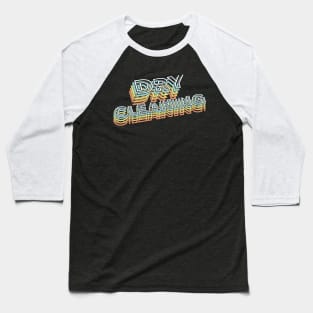 Dry Cleaning Retro Typography Faded Style Baseball T-Shirt